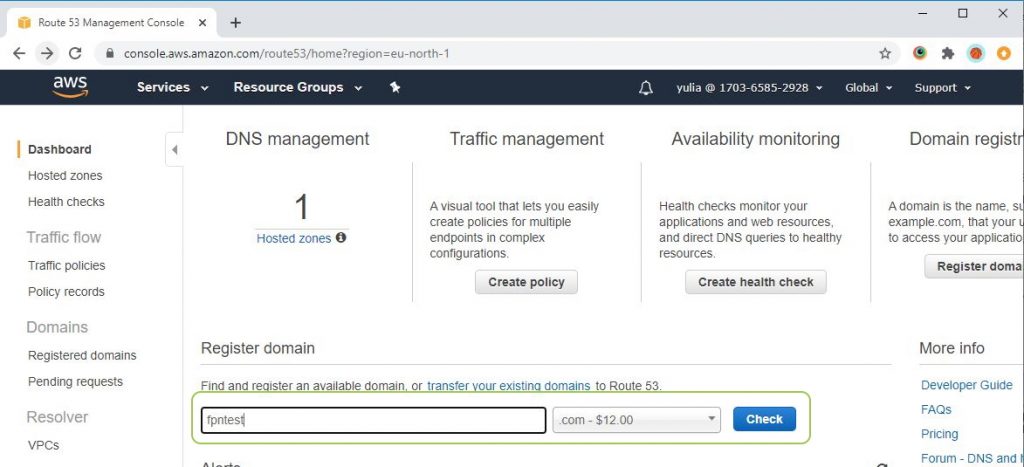 create_domain_name_WCS_Amazon_AWS_Marketplace_Balancer_AutoScaling_WebSocket_WebRTC