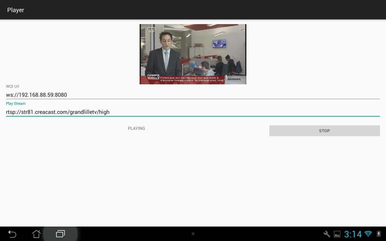 Playing RTSP stream via WebRTC