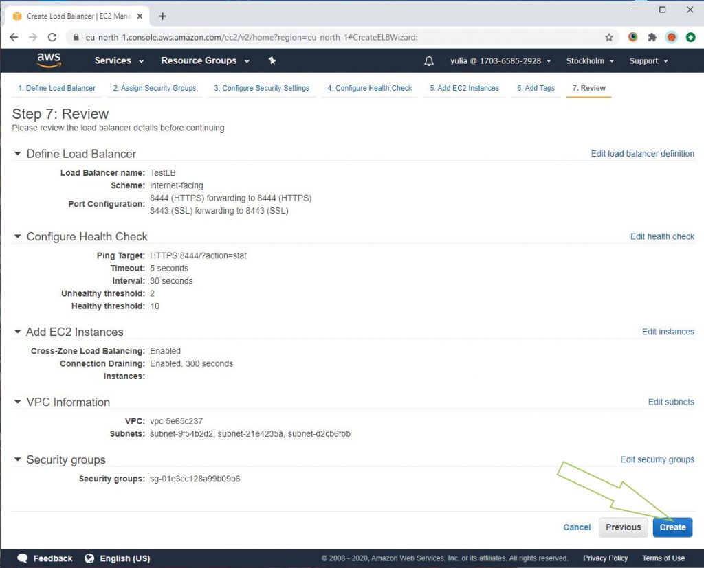 Review_and_Create_WCS_Amazon_AWS_Marketplace_Balancer_AutoScaling_WebSocket_WebRTC
