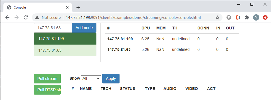 add_servers_to_console_WCS_WebRTC_browser_stream_WebSocket_publishing_testing