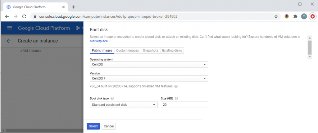 choose_centos_Google_Cloud_Platform_GCP_CDN_WCS_Balancer_AutoScaling_WebSocket_WebRTC