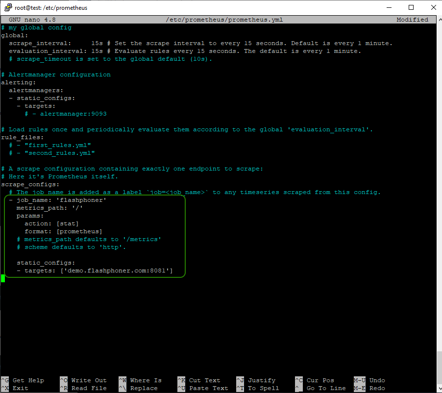 configuration_prometheus_grafana_monitoring_streaming_WCS_WebRTC_HLS_Browser_statistic_metrics