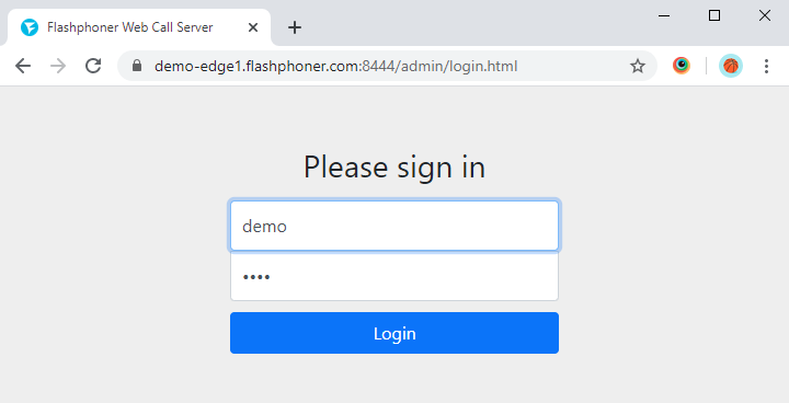Login_to_Edge_CDN_low_latency_WebRTC_WCS_Origin_Edge