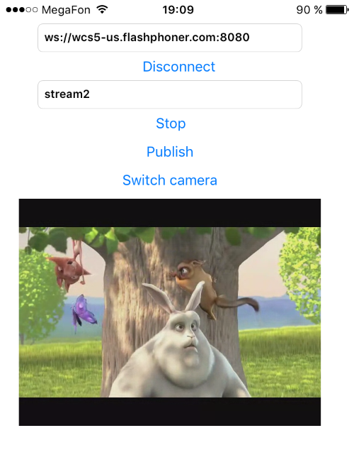 video-stream-iOS-SDK-mobile-application